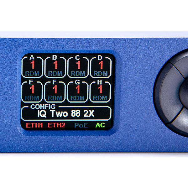 ProPlex IQ TWO 88 2X フロントコントロールパネル