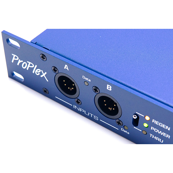 ProPlex OPTO-SPLITTER 2x8 フロントDMX入力ポート